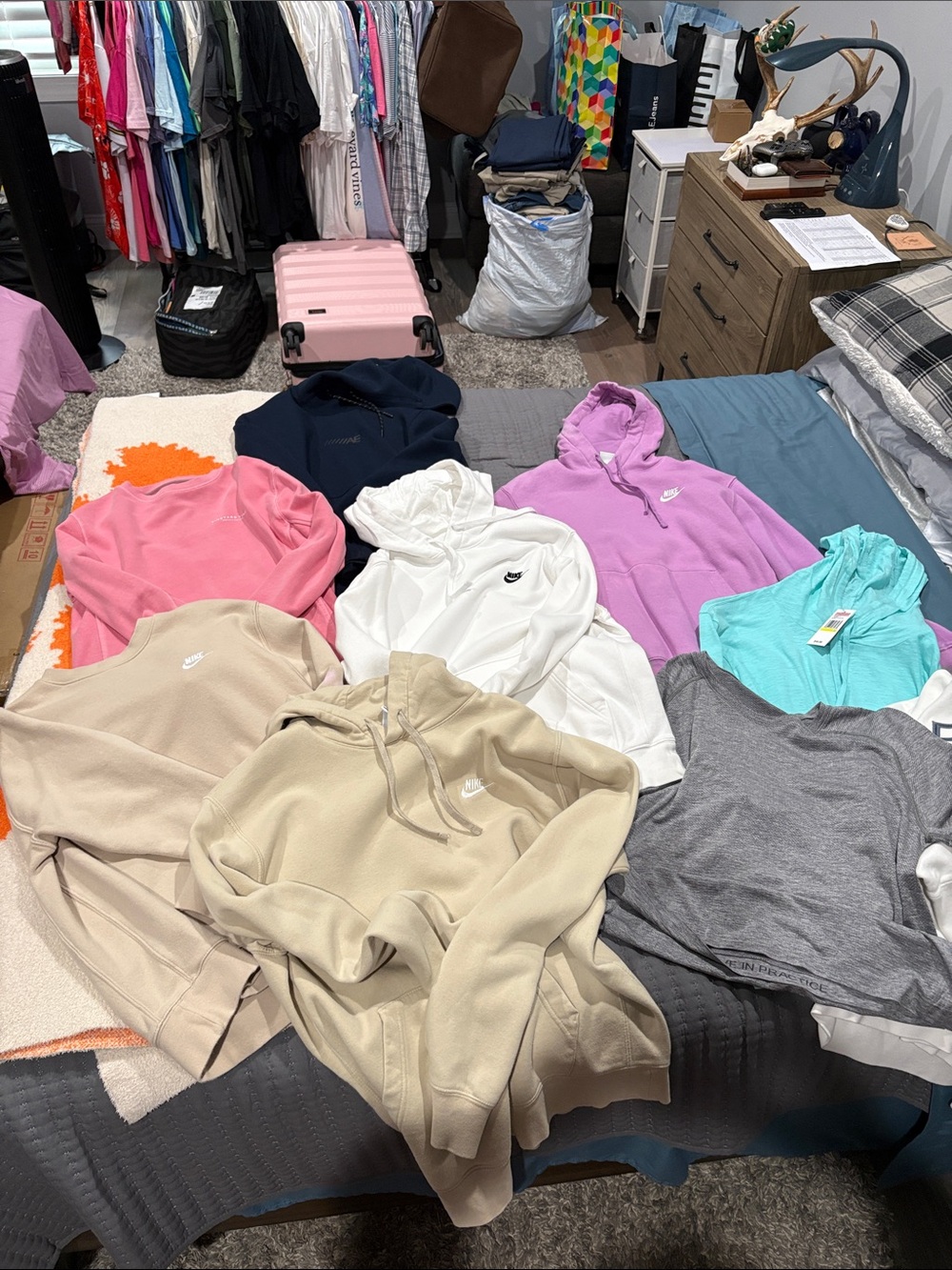 Nike lululemon and AE Mixed Color Hoodie bundle MENS SIZE S-M